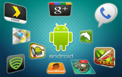 Визуално представяне на: Top 10 Android Apps