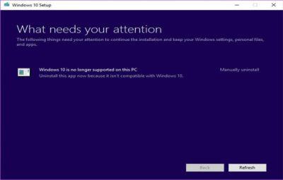 Визуално представяне на: windows-10-is-no-longer-supported-696×550