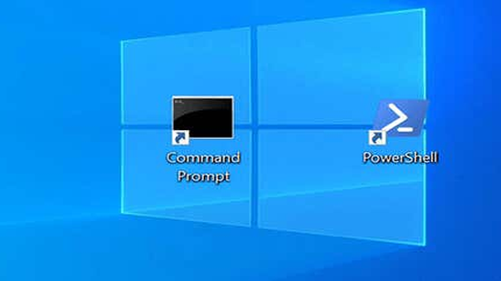 Фотография показваща: Command Prompt