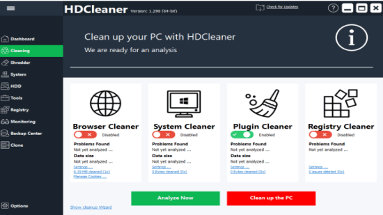 Фотография показваща: hdcleaner