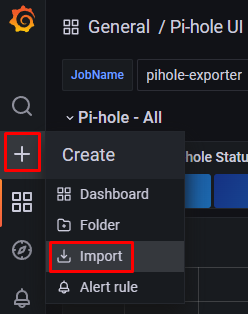 import a dashboard