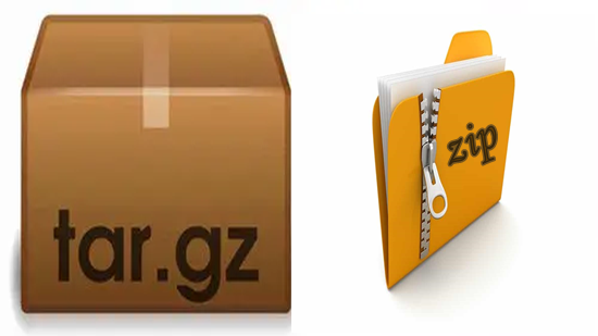 tar.gz и zip