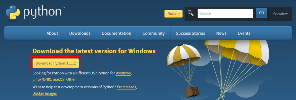 python downloads
