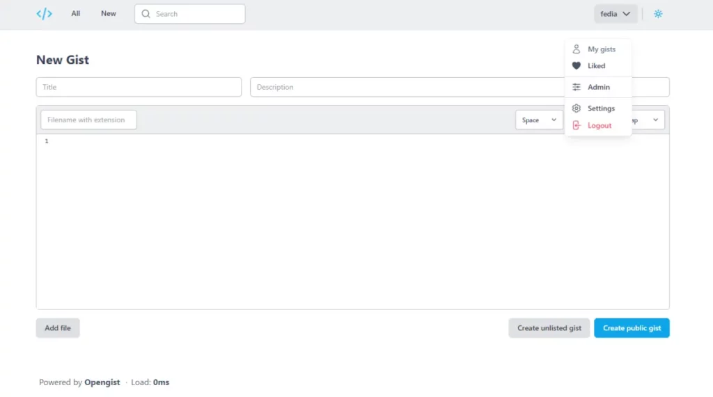 Как да инсталираме OpenGist