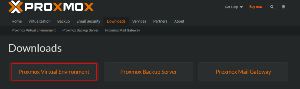 Proxmox Virtual Environment