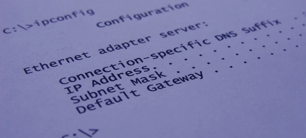 Генериране на списък с IP адреси в Windows 11