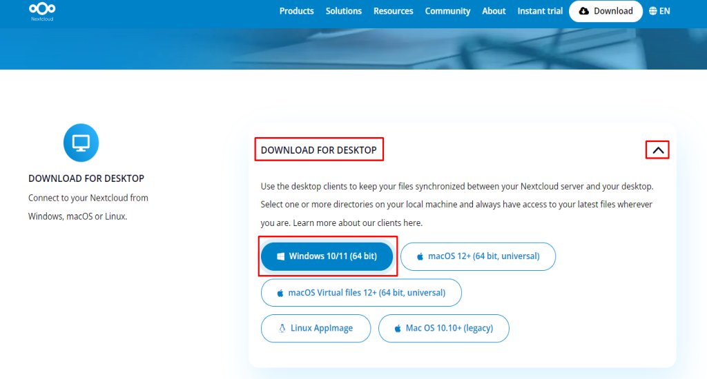 Как да инсталирате nextcloud-client на Windows 10/11
