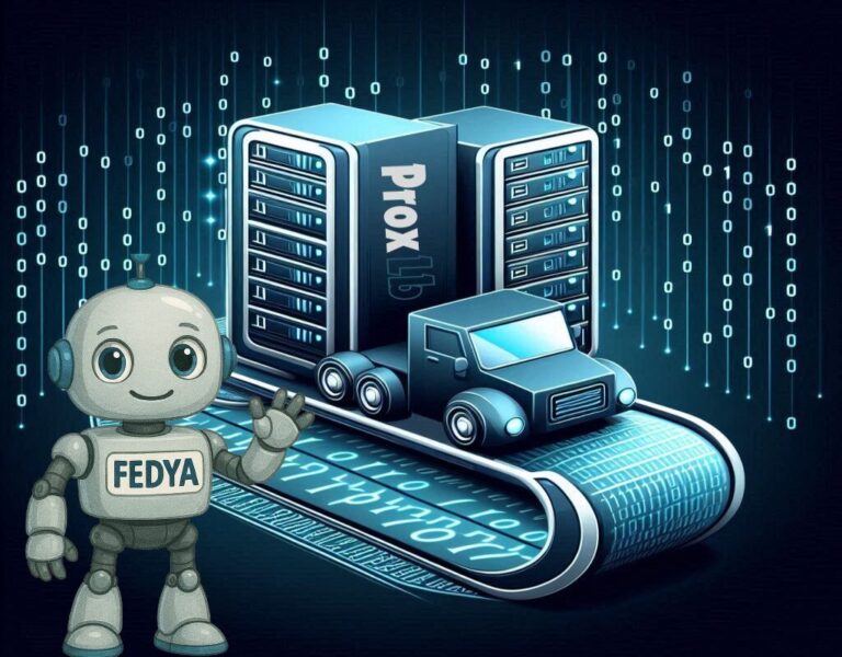 Визуално представяне на: proxmox api
