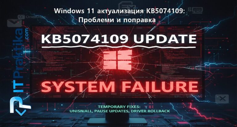 Windows 11 актуализация KB5074109: Проблеми и поправка