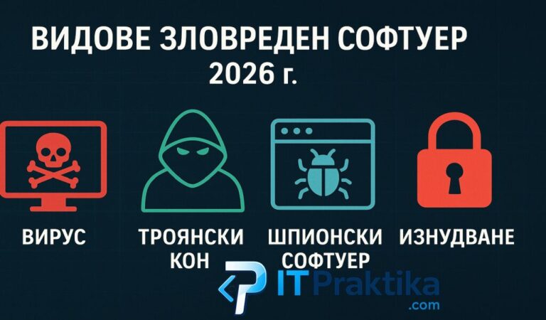 Видове зловреден софтуер - 2026 г.