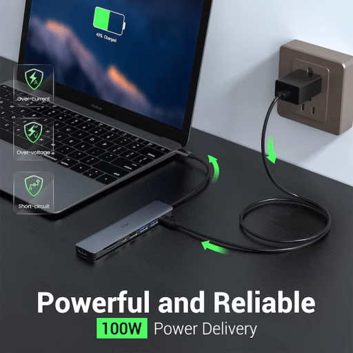 3. Зареждане и работа едновременно (Power Delivery)