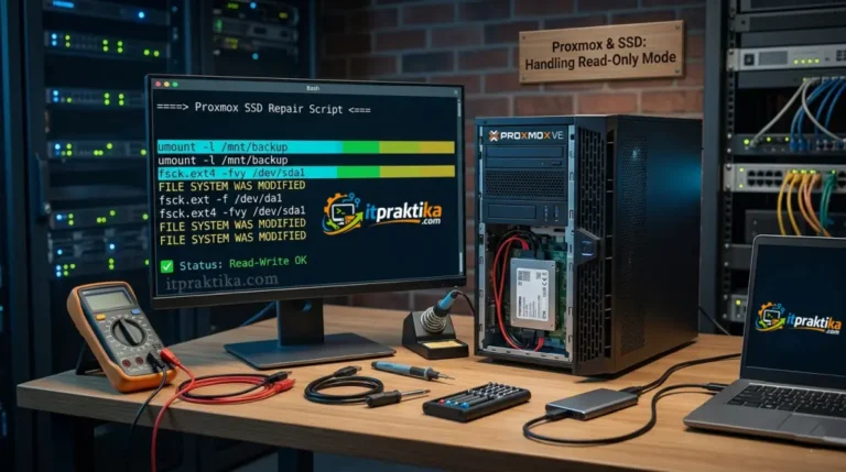 Proxmox & SSD: Как да се справим с Read-only режима след внезапен рестарт