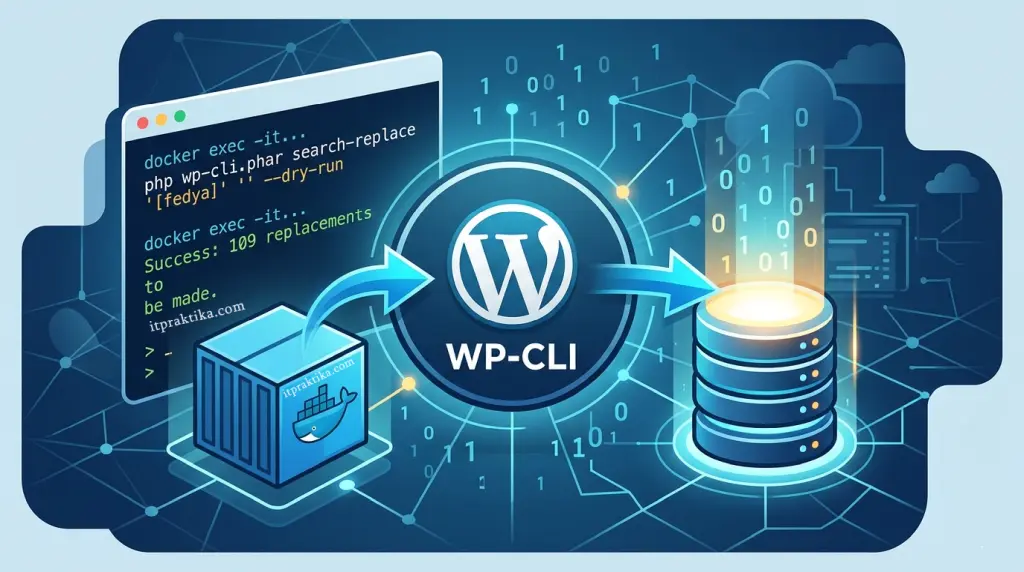 Как да почистим базата данни на WordPress в Docker чрез WP-CLI