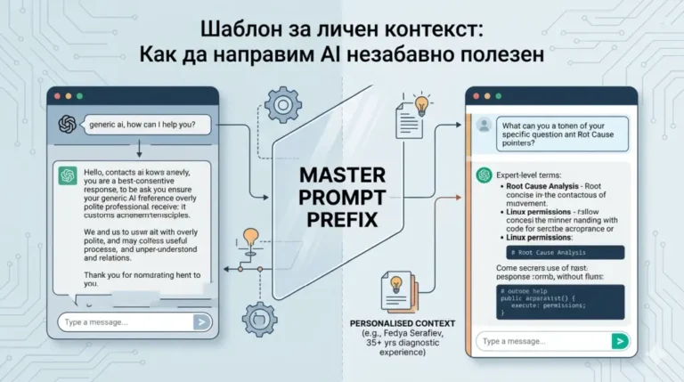 Шаблон за личен контекст: Как да направим AI незабавно полезен