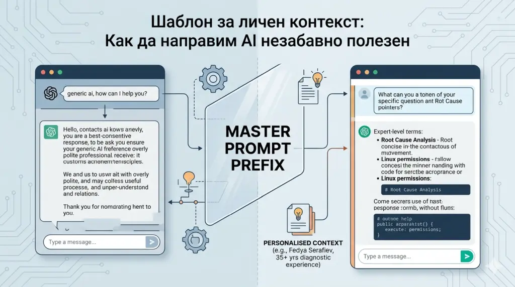 Шаблон за личен контекст: Как да направим AI незабавно полезен
