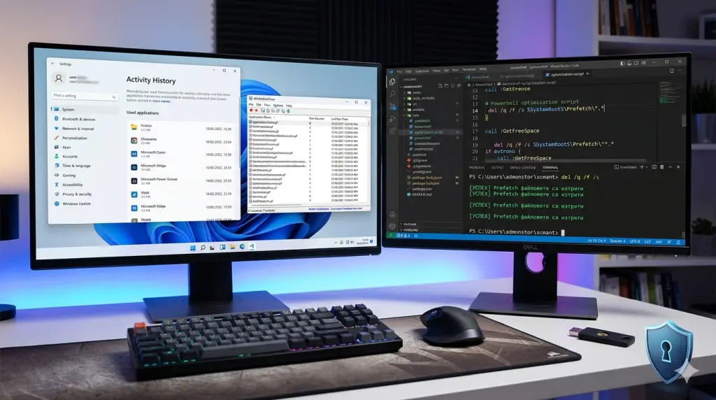 Windows пази скрит запис