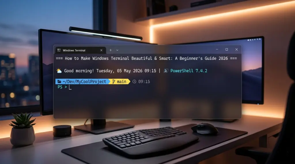 Как да направиш Windows Terminal красив и умен — ръководство за начинаещи