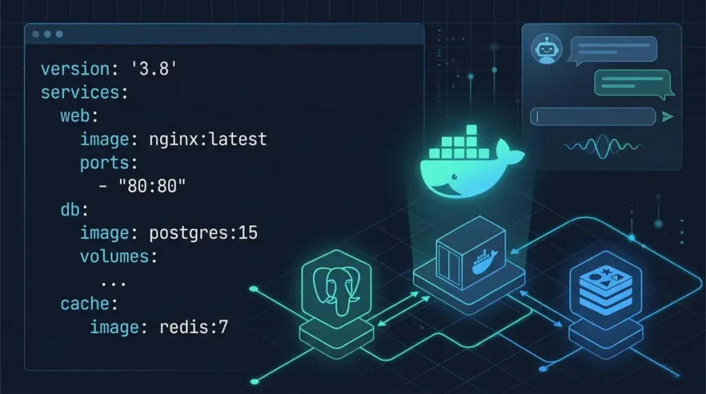 Как да накараш AI да генерира production-ready Docker Compose конфигурации
