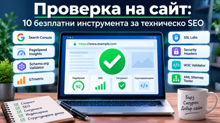 Проверка на сайт: 10 безплатни инструмента за техническо SEO